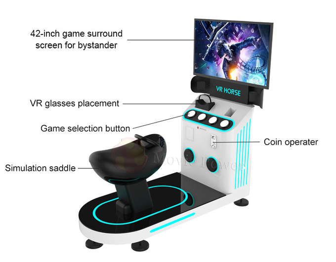 Ngựa cưỡi 4d 8d 9d Simulator thực tế ảo VR máy chơi trò chơi arcade 2
