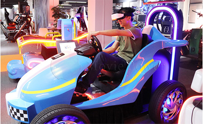 Trò chơi đua xe đa người chơi cho trẻ em 9D thực tế ảo lái xe mô phỏng 3