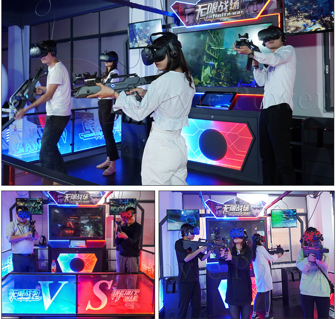 Thiết bị thực tế ảo Máy chơi trò chơi bắn súng VR 9d VR Shoot Simulator Vr Shooting Arena Multiplayer 1