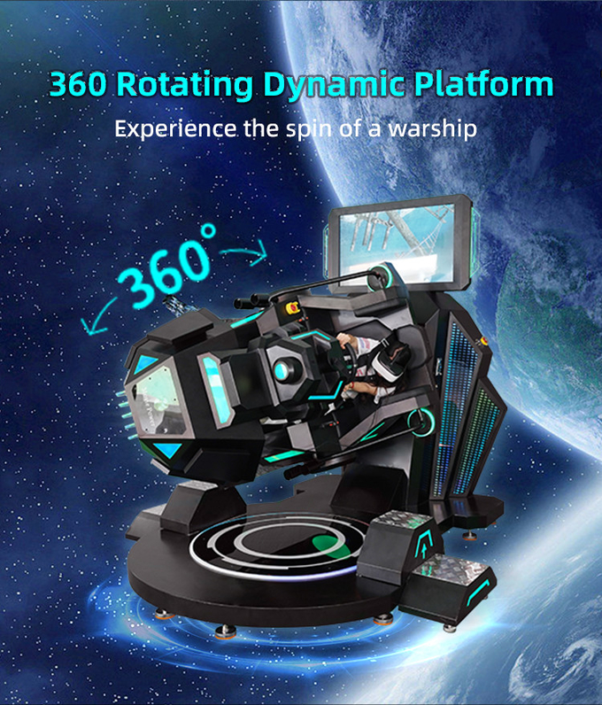 VR tương tác bắn 360 độ VR bay VR đua Simulator Cockpit Star Warship 2