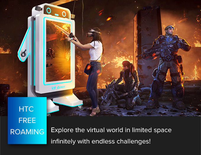 Trò chơi bắn súng VR 9D VR Trò chơi tương tác với tiền xu Hoạt động Hệ thống thanh toán bằng thẻ cho Công viên VR 2
