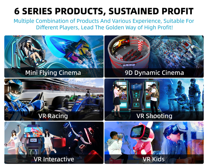 Giá bán buôn VR Racing Simulator Thiết bị trò chơi xe siêu tốc 9D VR thương mại 1