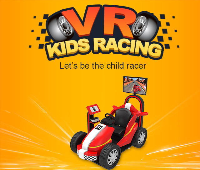 Công viên giải trí VR Rides 9D Kids Racing Game Simulator Coin Operated Car Arcade Machine 0