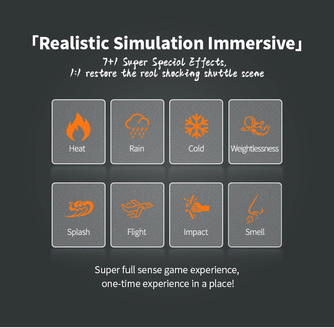 Trò chơi ảo đầy đủ Snese Máy mô phỏng chuyến bay Vr Attraction 9d Vr Simulator Cinema 4
