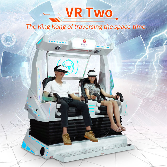Doanh nghiệp nhỏ Hiệu ứng động 9D VR Cinema 2 chỗ Máy thực tế ảo 0