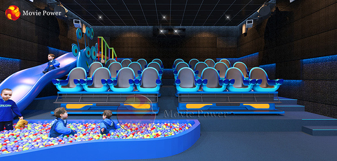 Rạp chiếu phim giải trí dành cho trẻ em Rạp chiếu phim chủ đề đại dương 4d 5d 7d XD cho trung tâm mua sắm 0